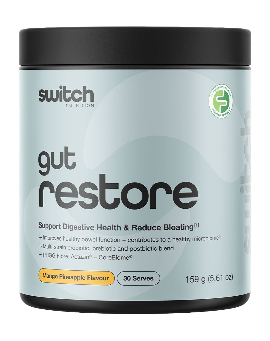 Switch Nutrition Gut Restore - 159g (30 Serves) - Mango Pineapple