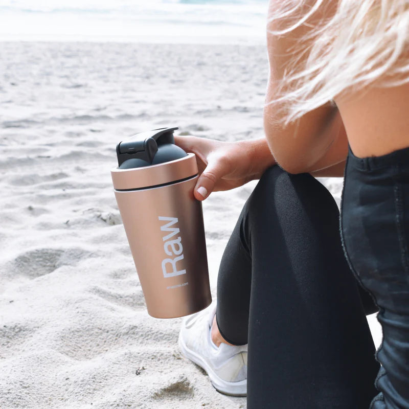 Amazonia Raw Stainless Steel Shaker - Rose Gold - 500ml