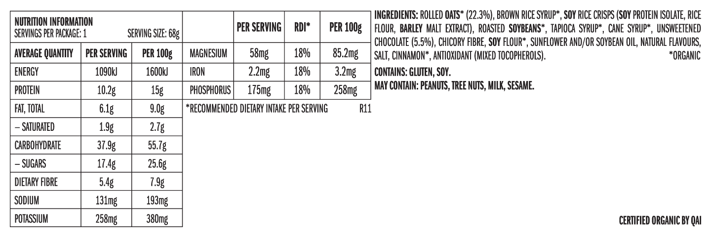 CLIF Energy Bar - Chocolate Chip - 68g (Single)