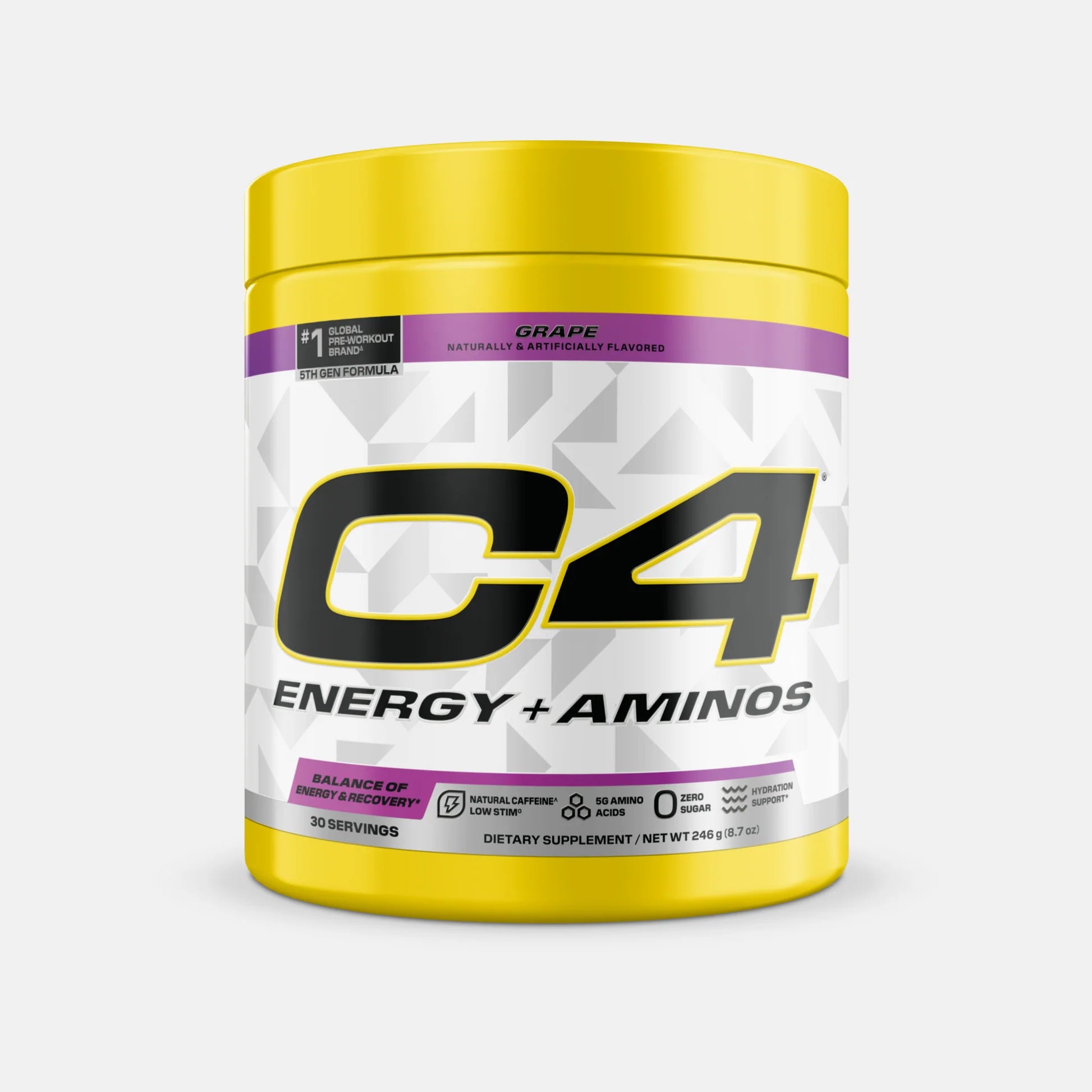 Cellucor Pre-workout Energy + Aminos - Grape - 255g (30 Serves)