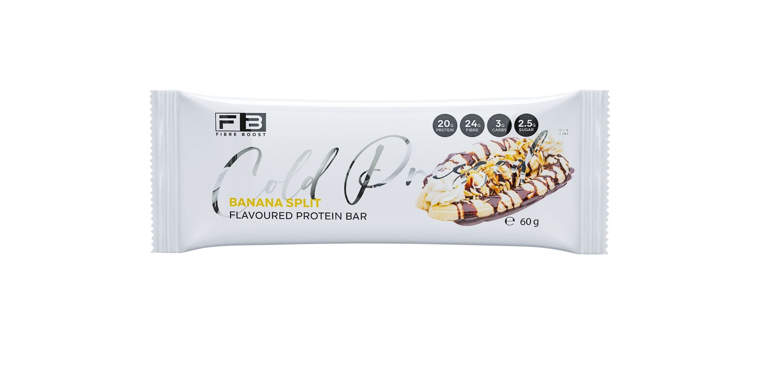 Cold Pressed Protein Bar - Banana Split - 60g (Single Bar)