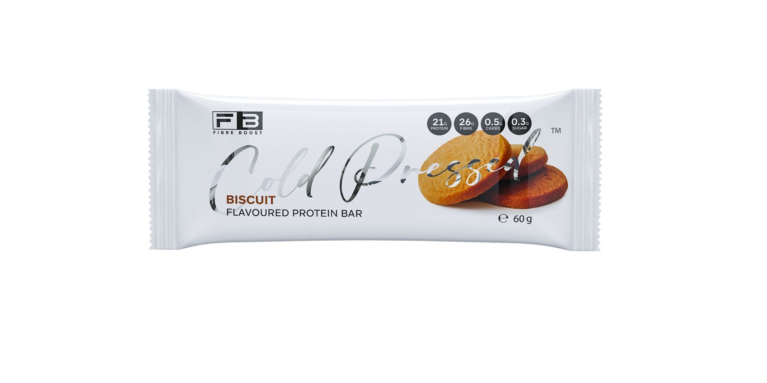 Cold Pressed Protein Bar - Biscuit - 60g (Single Bar)