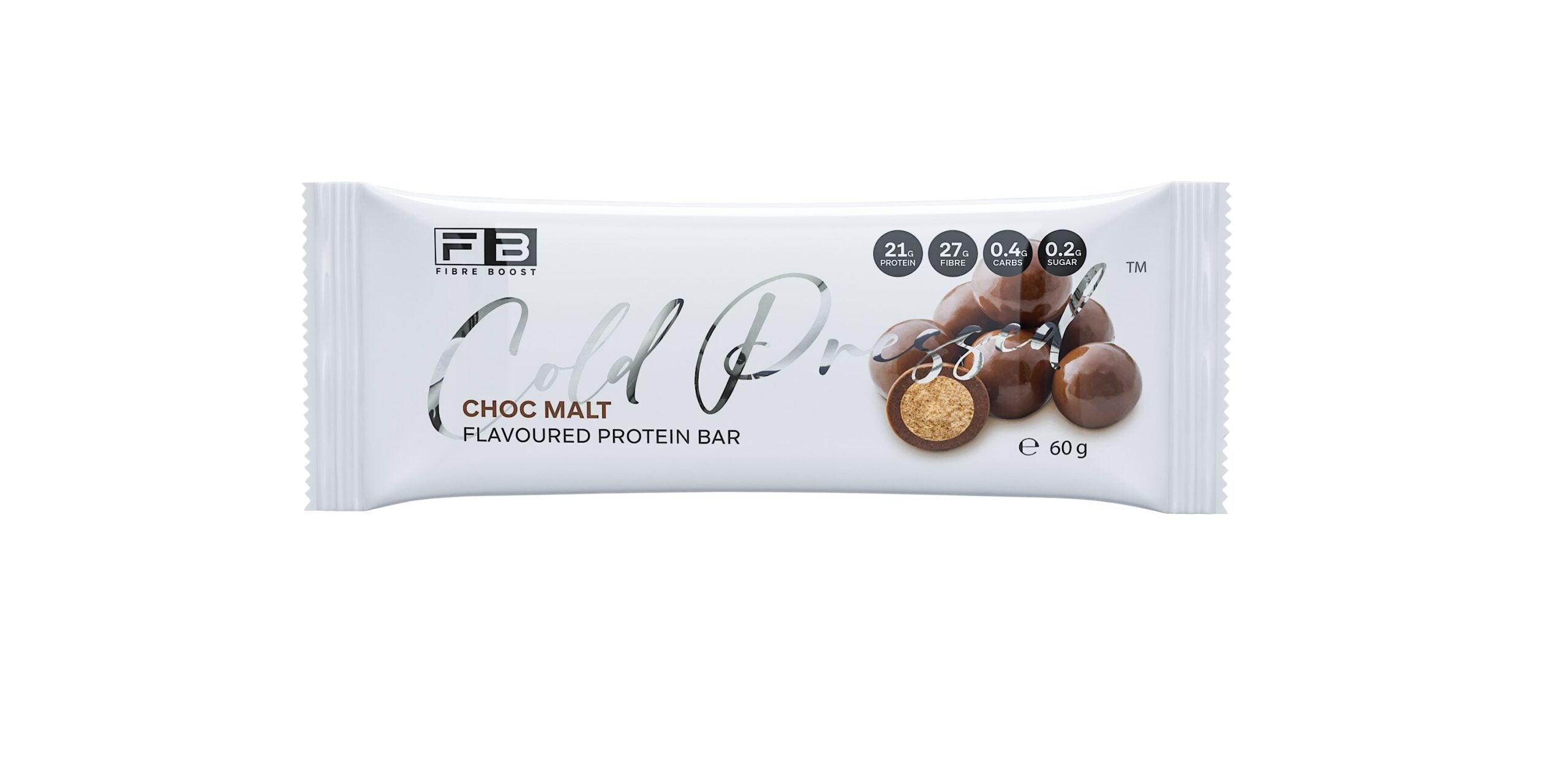 Cold Pressed Protein Bar - Choc Malt - 60g (Single Bar)