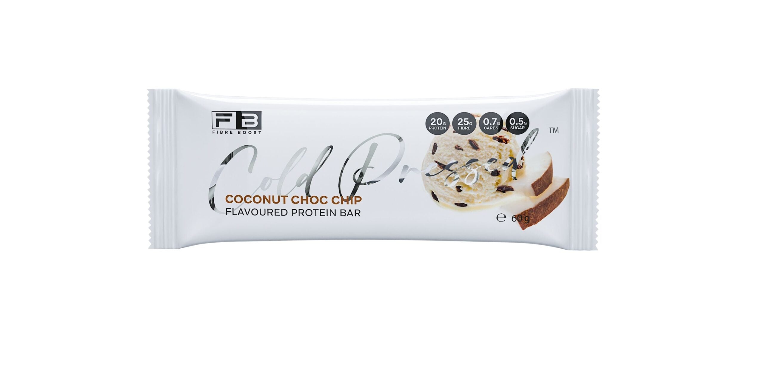 Cold Pressed Protein Bar - Coconut Choc Chip - 60g (Single Bar)