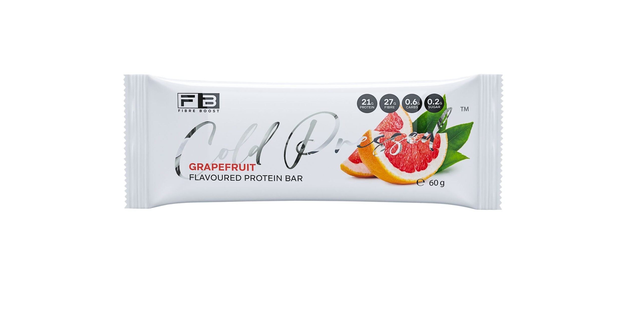 Cold Pressed Protein Bar - Grapefruit - 60g (Single Bar)