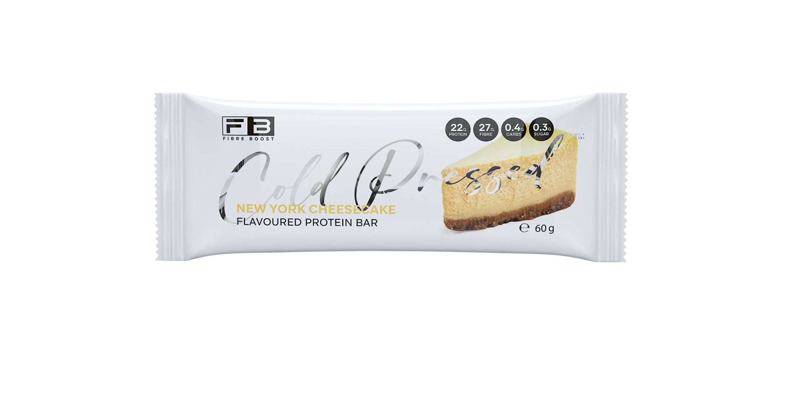 Cold Pressed Protein Bar - New York Cheesecake - 60g (Single Bar)