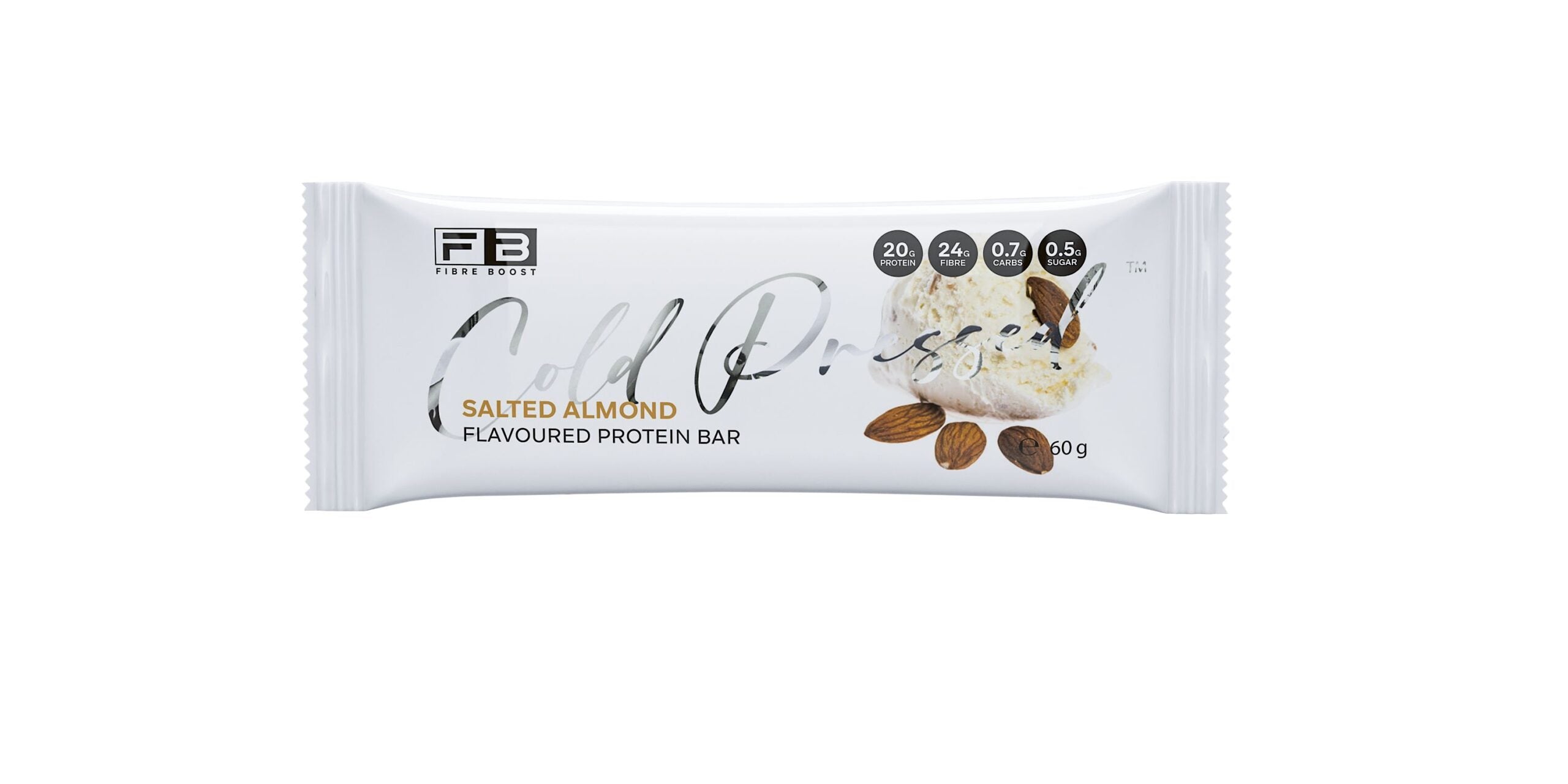 Cold Pressed Protein Bar - Salted Almond - 60g (Single Bar)