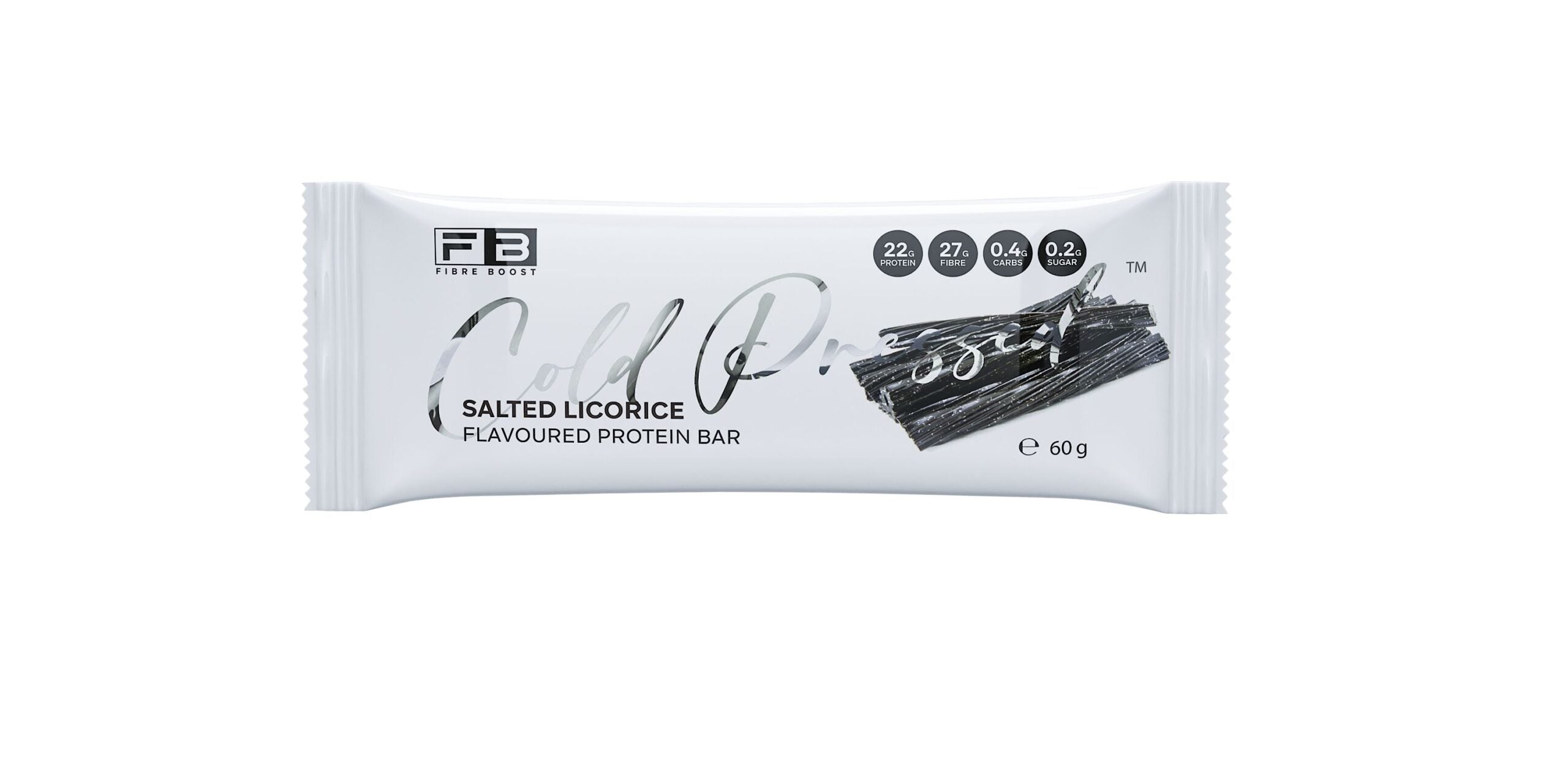 Cold Pressed Protein Bar - Salted Liquorice - 60g (Single Bar)