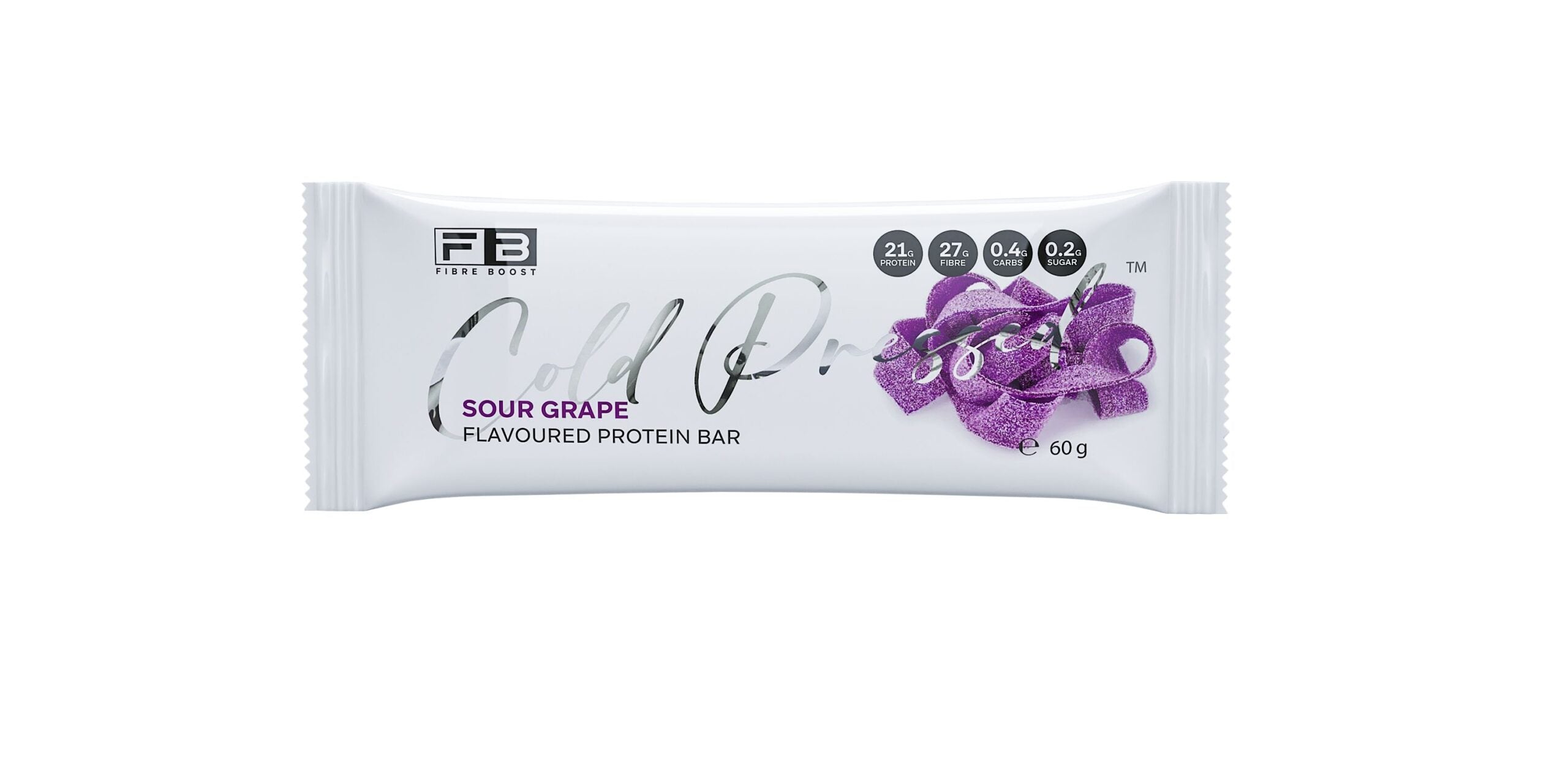 Cold Pressed Protein Bar - Sour Grape - 60g (Single Bar)