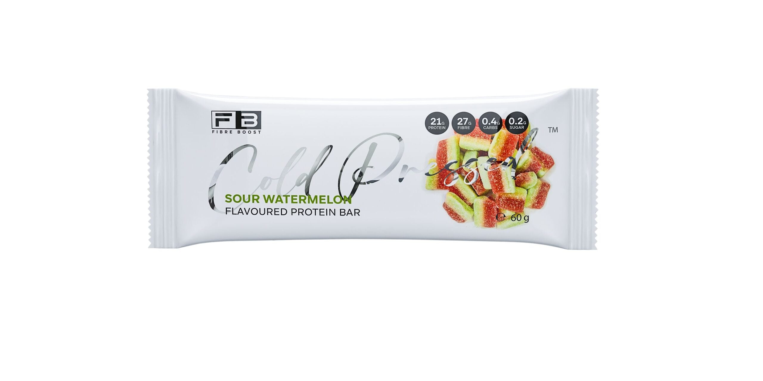 Cold Pressed Protein Bar - Sour Watermelon - 60g (Single Bar)