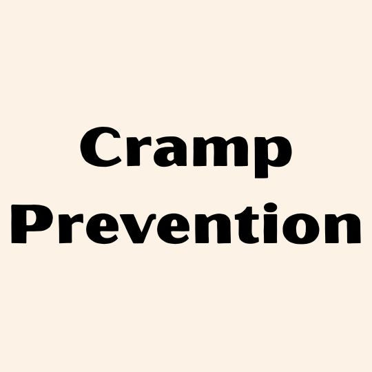 Cramp Prevention