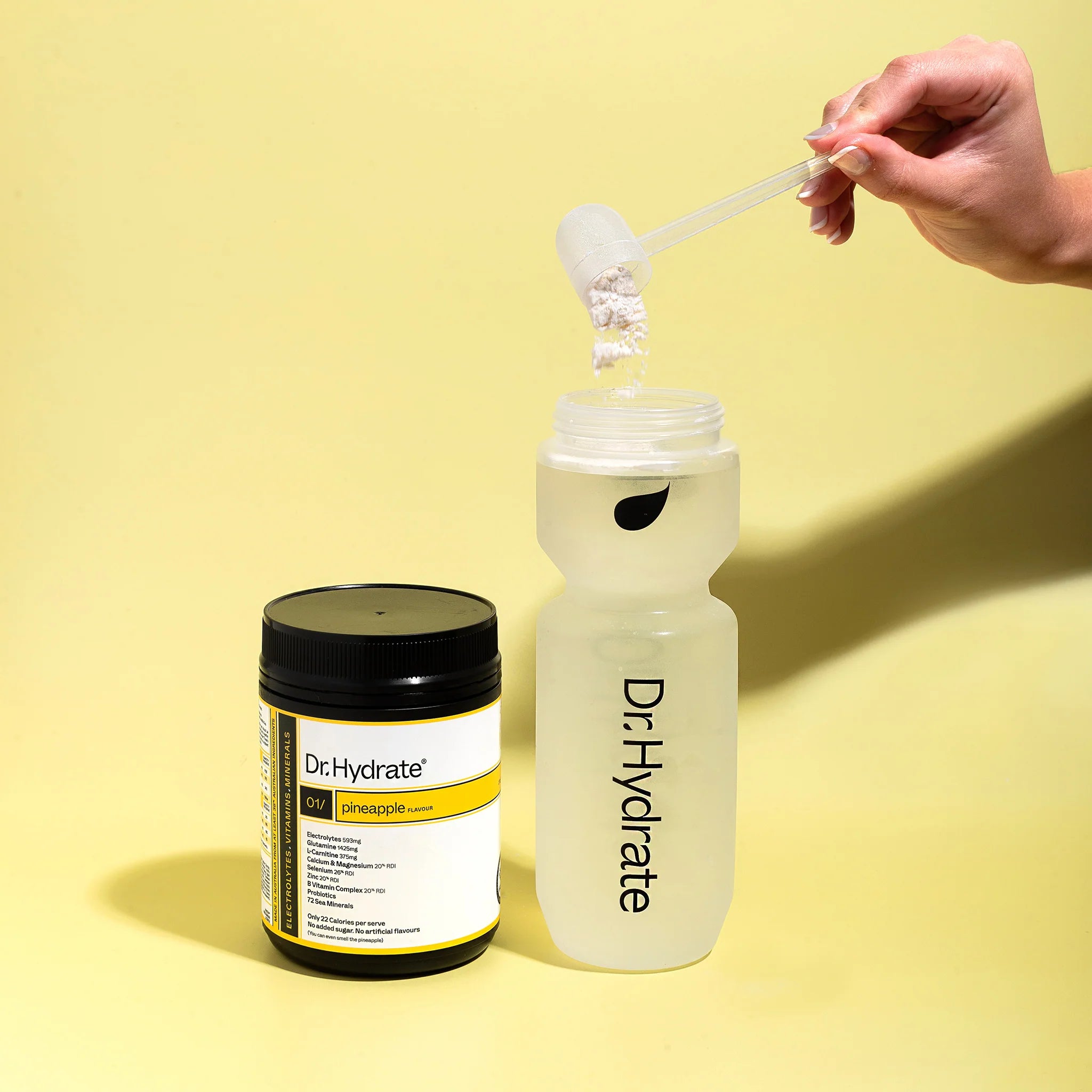 Dr Hydrate Electrolytes Tub - Pineapple - 270g (30 Serves)