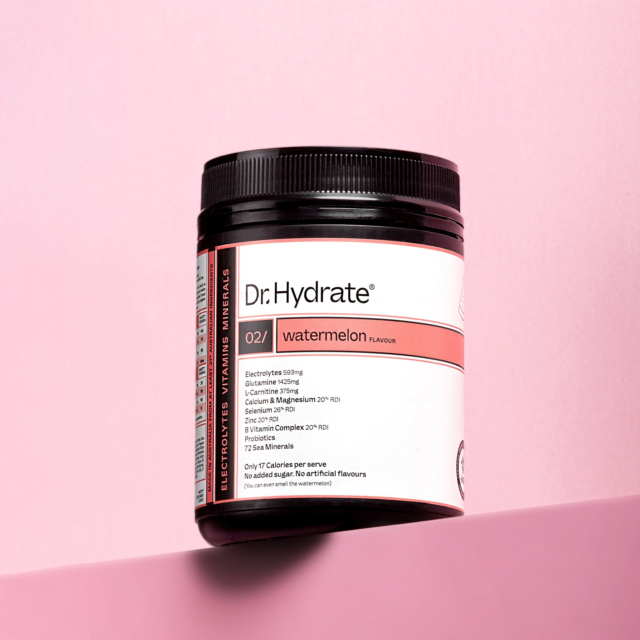 Dr Hydrate Electrolytes Tub - Watermelon - 270g (30 Serves)