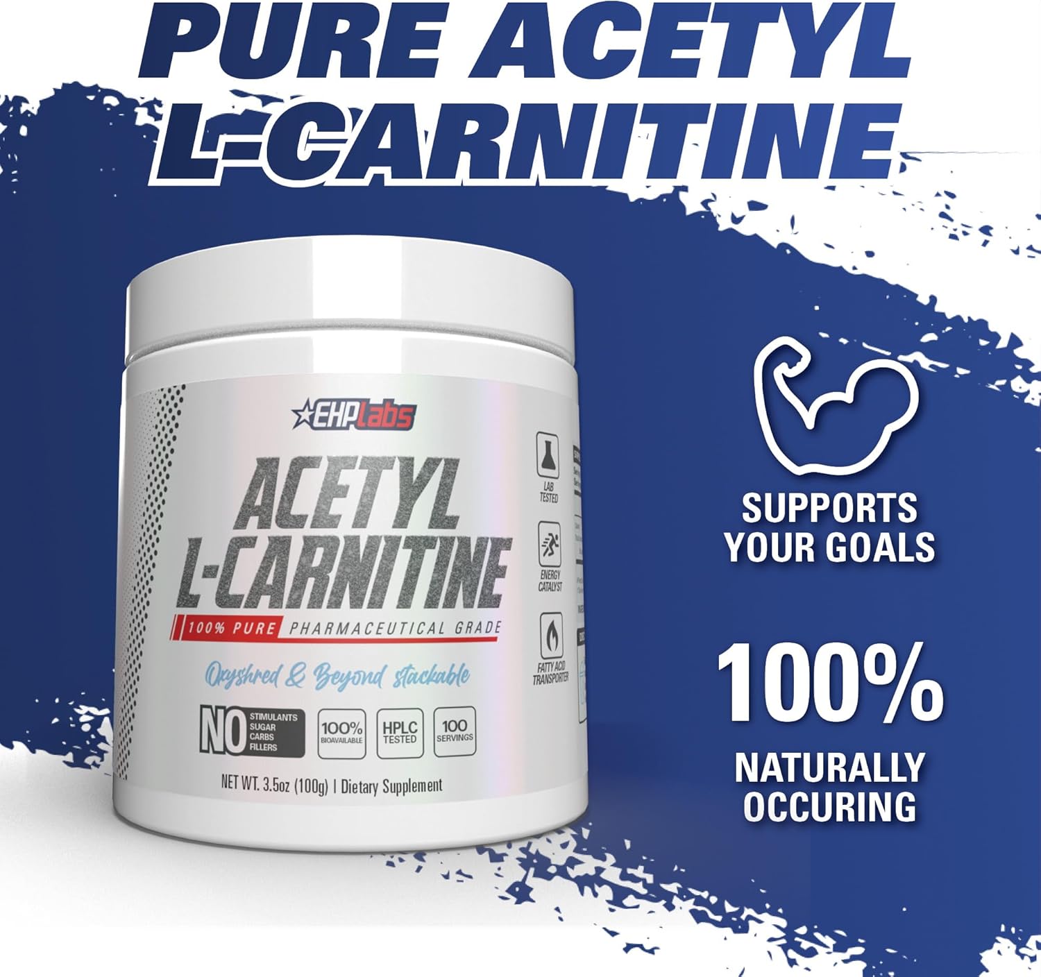 EHPlabs Acetyl L-Carnitine - 100g (100 Serves)