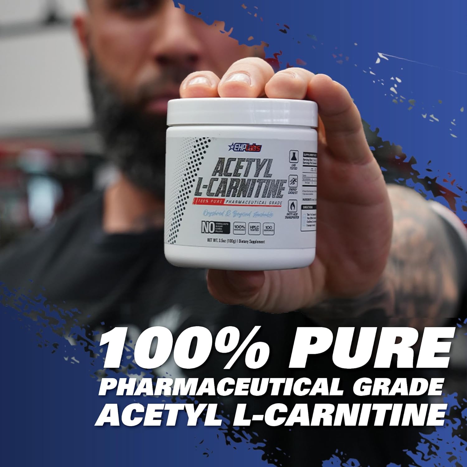 EHPlabs Acetyl L-Carnitine - 100g (100 Serves)