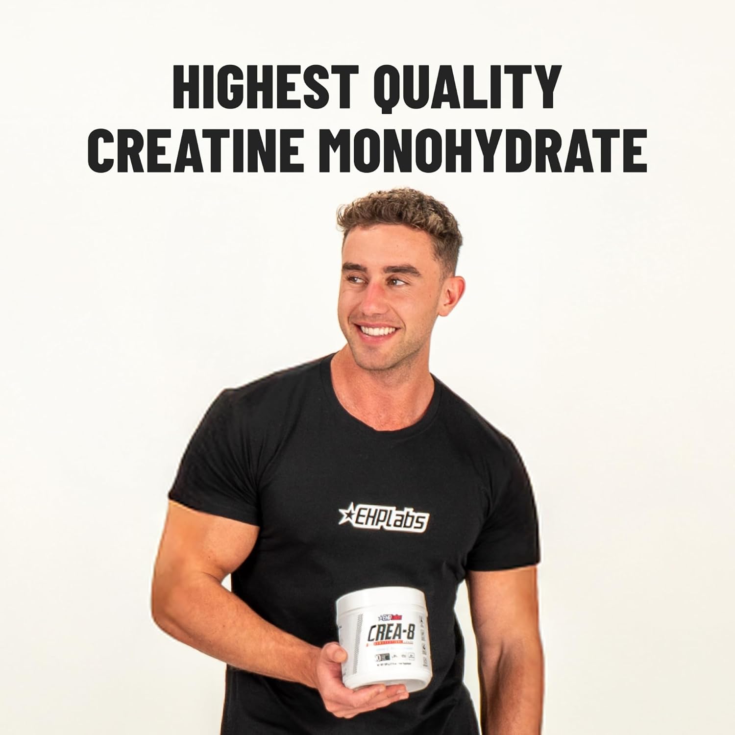 EHPlabs CREA-8 Pure Creatine Monohydrate - 500g (100 Serves)