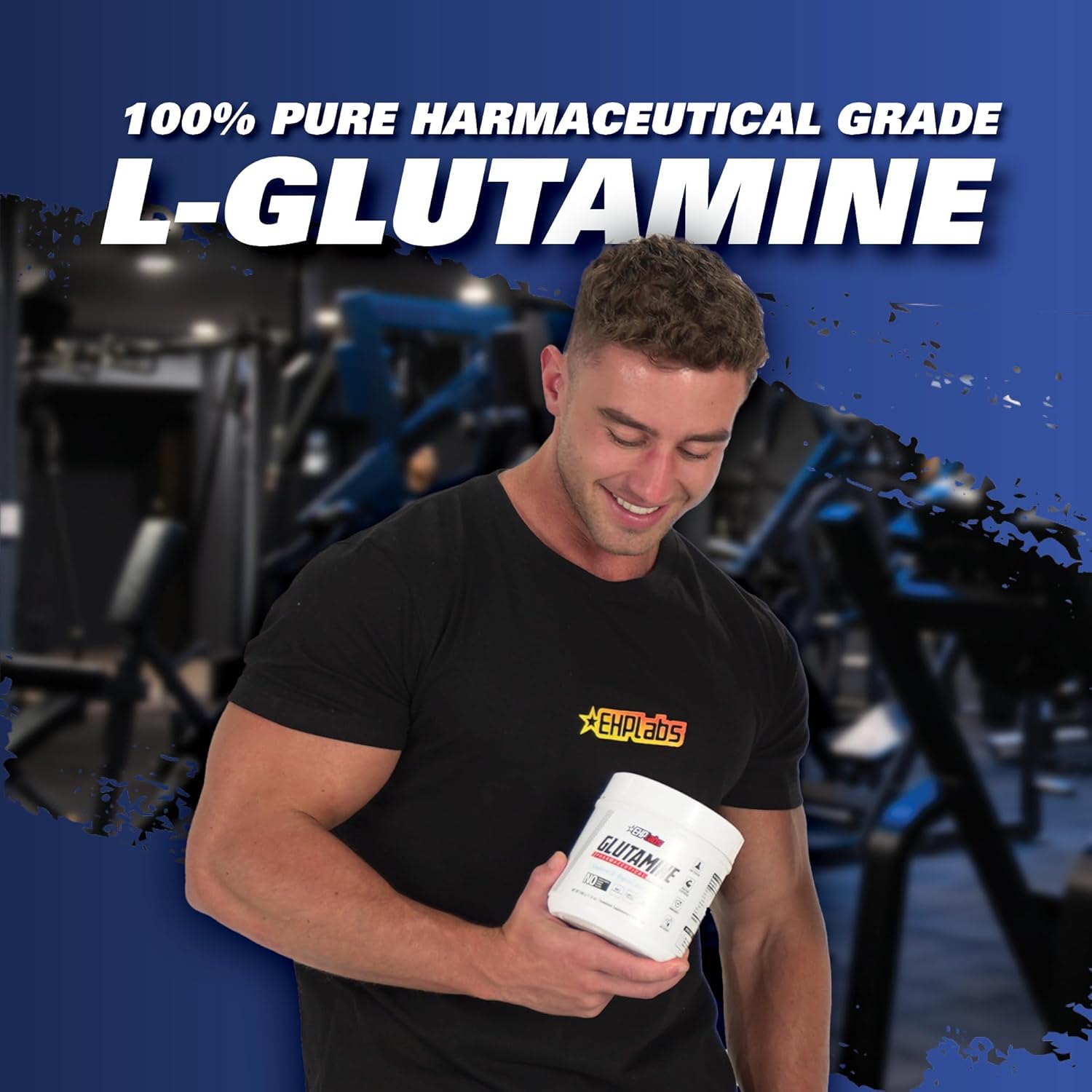 EHPlabs Glutamine Amino Acid - 500g (100 Serves)