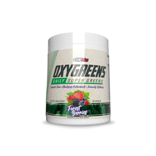 EHPlabs OxyGreens Daily Super Greens Powder - 231g (30 Serves) - Forest Berries