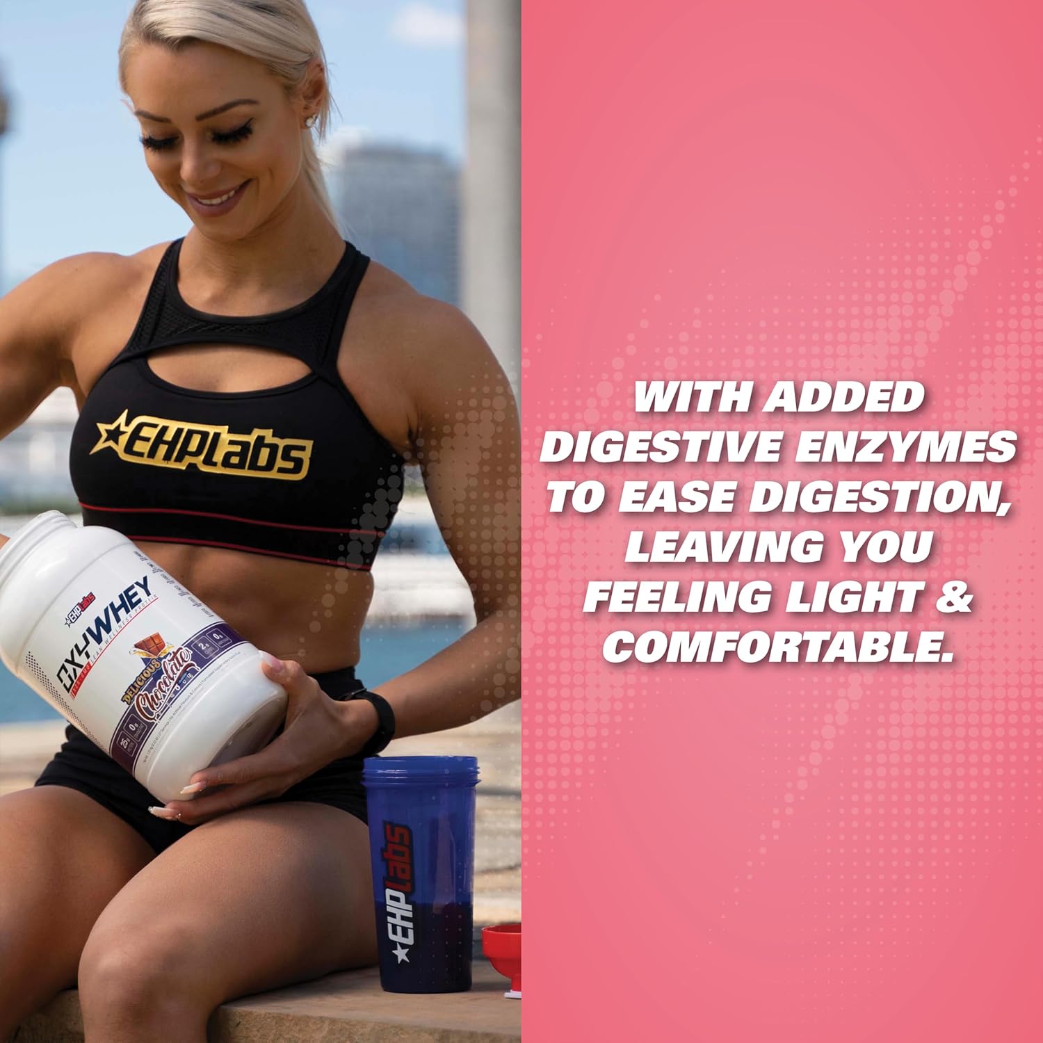 EHPlabs OxyWhey Daily Lean Whey Protein - 800g (25 Serves) - Stawberry Milkshake