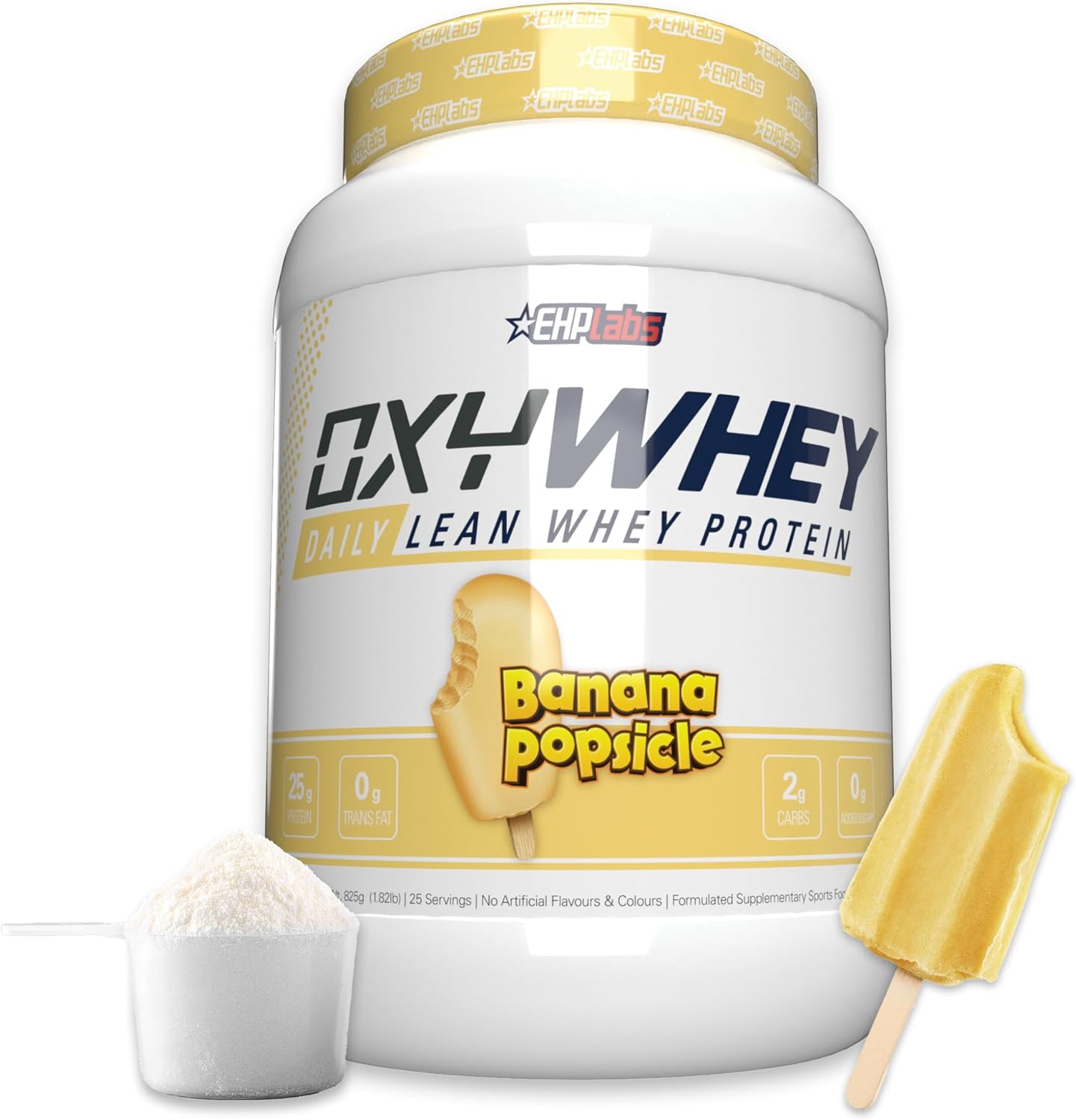 EHPlabs OxyWhey Daily Lean Whey Protein - 825g (25 Serves) - Banana Popsicle