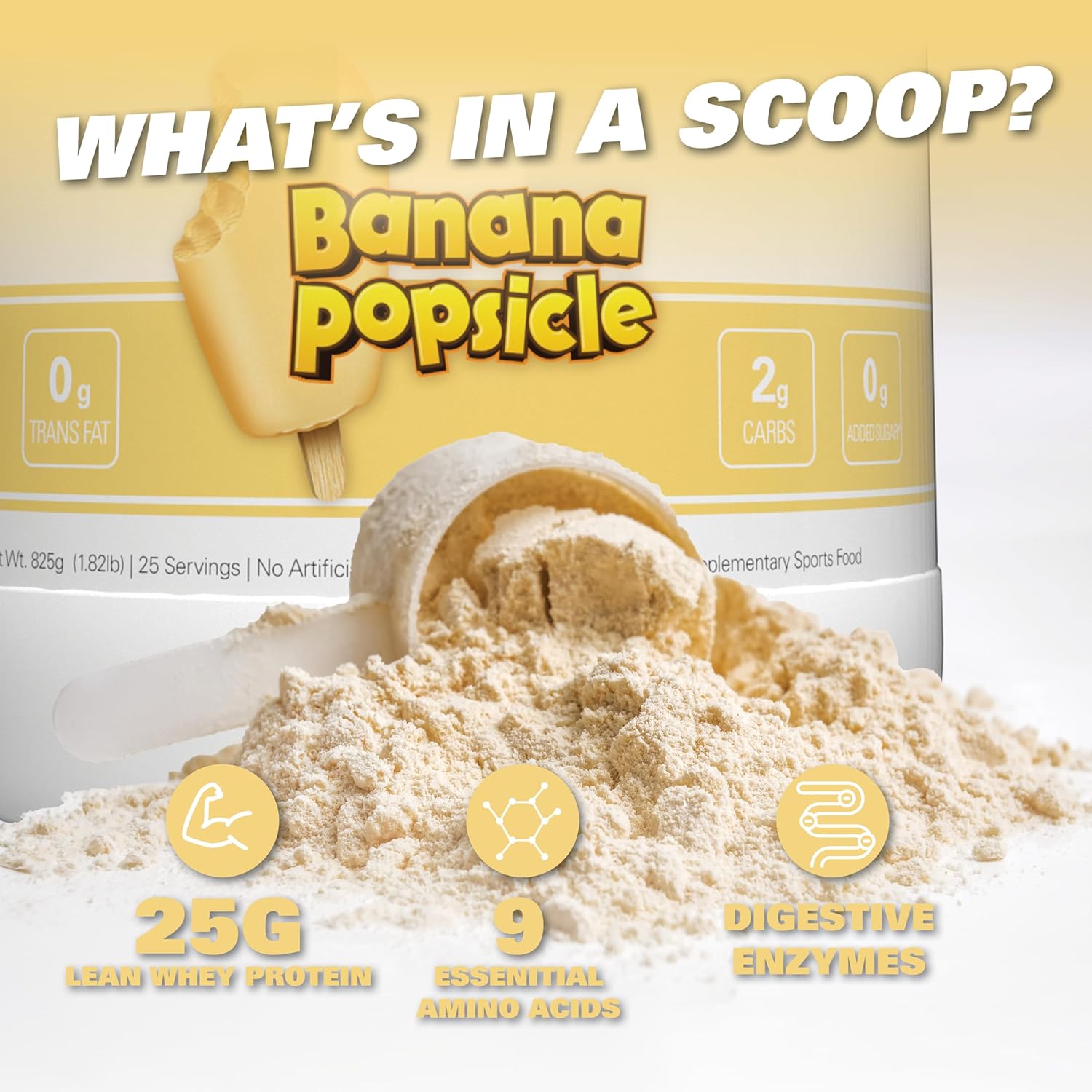 EHPlabs OxyWhey Daily Lean Whey Protein - 825g (25 Serves) - Banana Popsicle