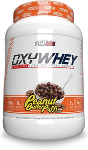 EHPlabs OxyWhey Daily Lean Whey Protein - 900g (25 Serves) - Peanut Butter Puffs