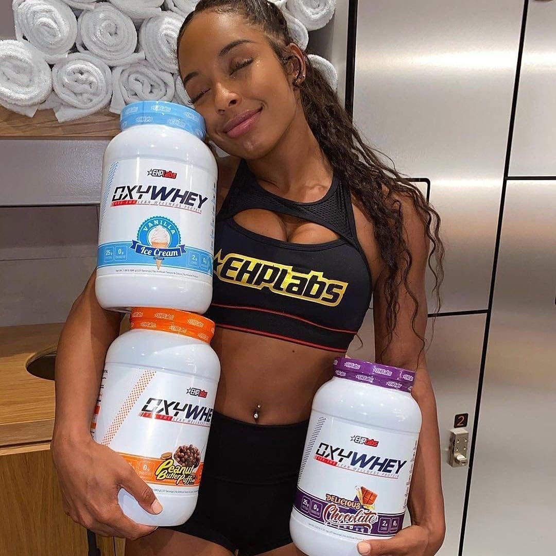 EHPlabs OxyWhey Daily Lean Whey Protein - 900g (25 Serves) - Peanut Butter Puffs