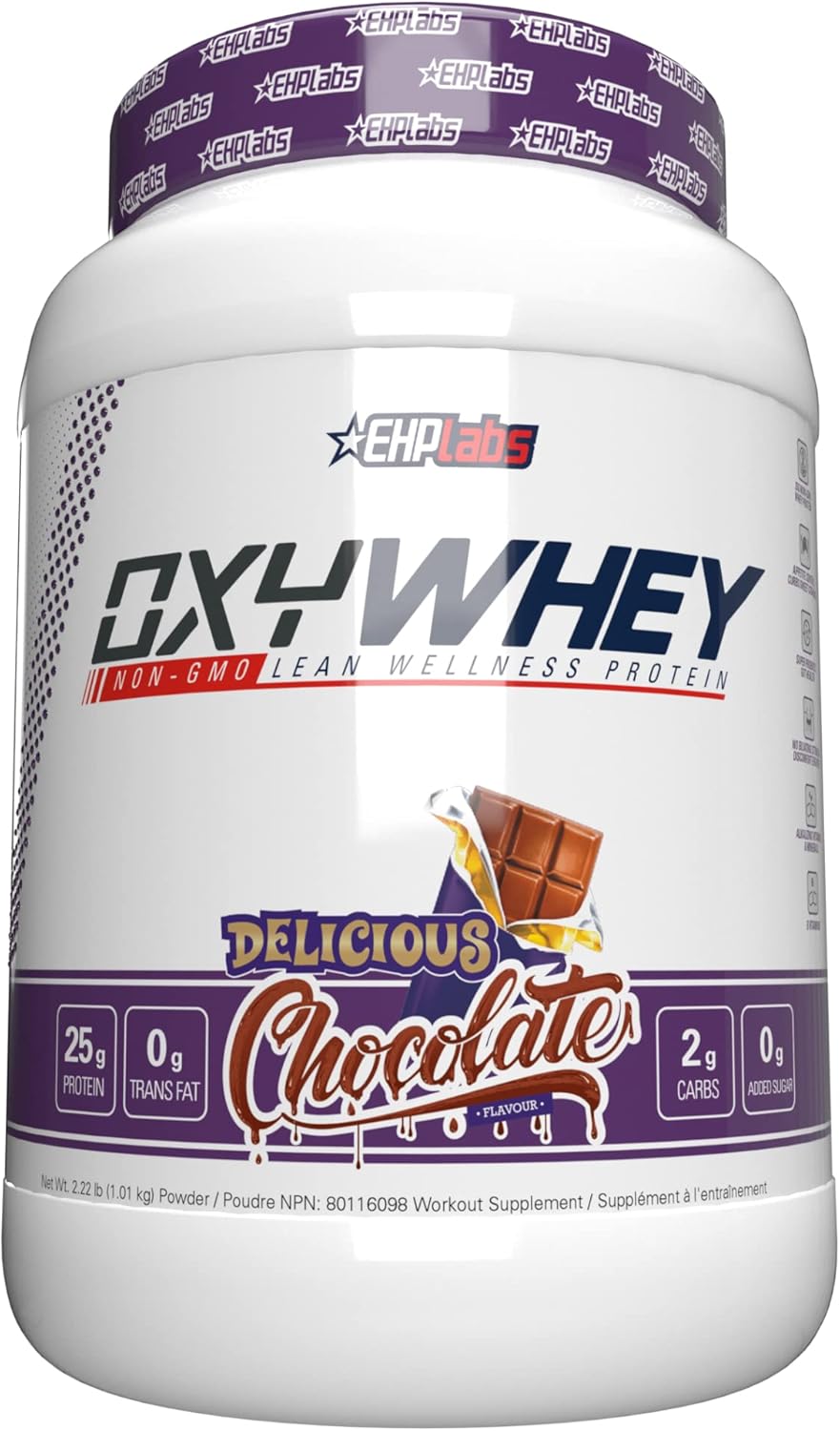 EHPlabs OxyWhey Daily Lean Whey Protein - 925g (25 Serves) - Delicious Chocolate