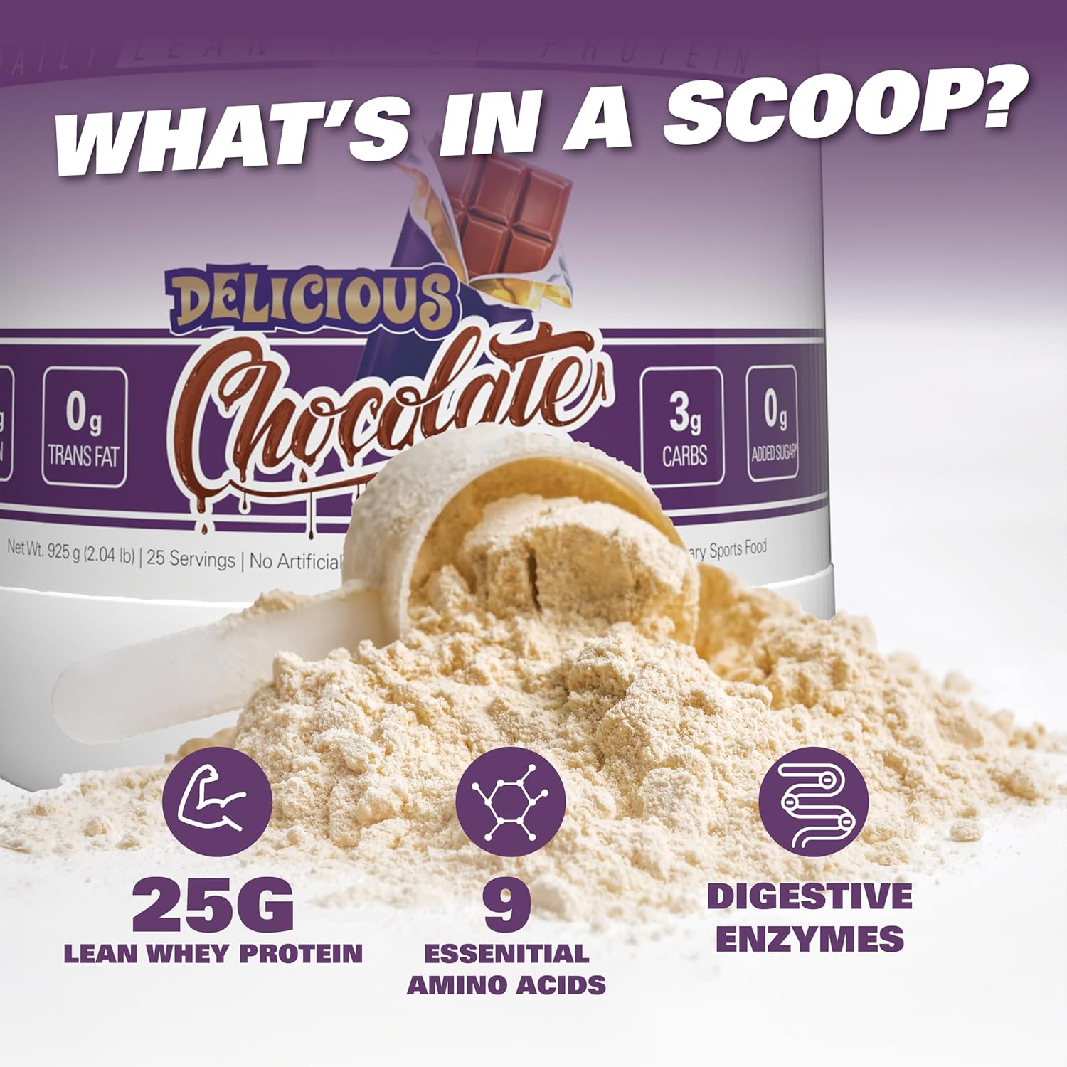 EHPlabs OxyWhey Daily Lean Whey Protein - 925g (25 Serves) - Delicious Chocolate