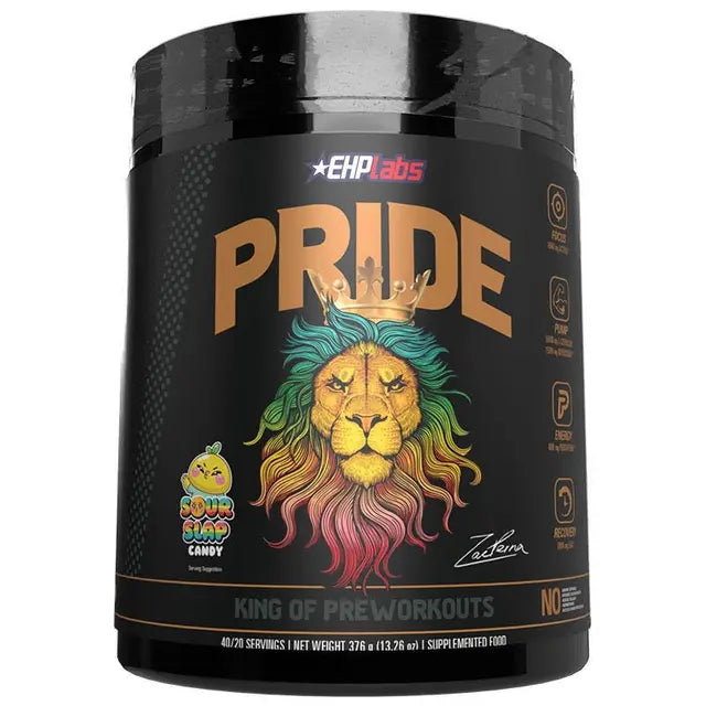 EHPlabs Pride Pre-Workout - 376g (40 Serves) - Sour Slap (Limited Edition)