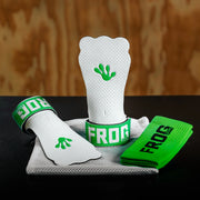 Frog Grips Fibre Grips 2.0 - Fingerless - Medium - Green/White (Use Chalk)
