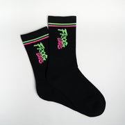 Frog Grips Retro Tube Socks - Small/Medium - Black