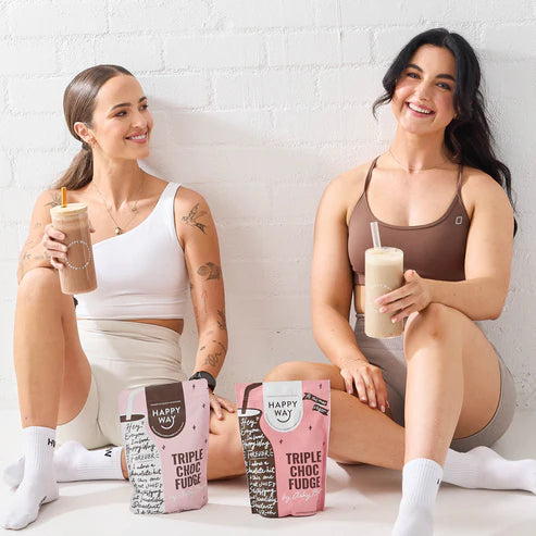 Happy Way Ashy Bines Vegan Protein Powder - Triple Choc Fudge - 500g