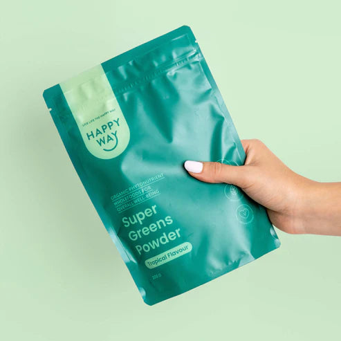 Happy Way Super Greens Powder - Tropical - 200g