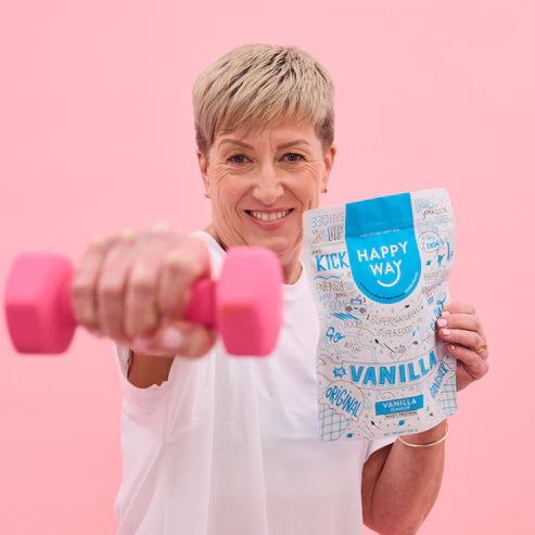 Happy Way Whey Protein Powder -  Vanilla - 1kg