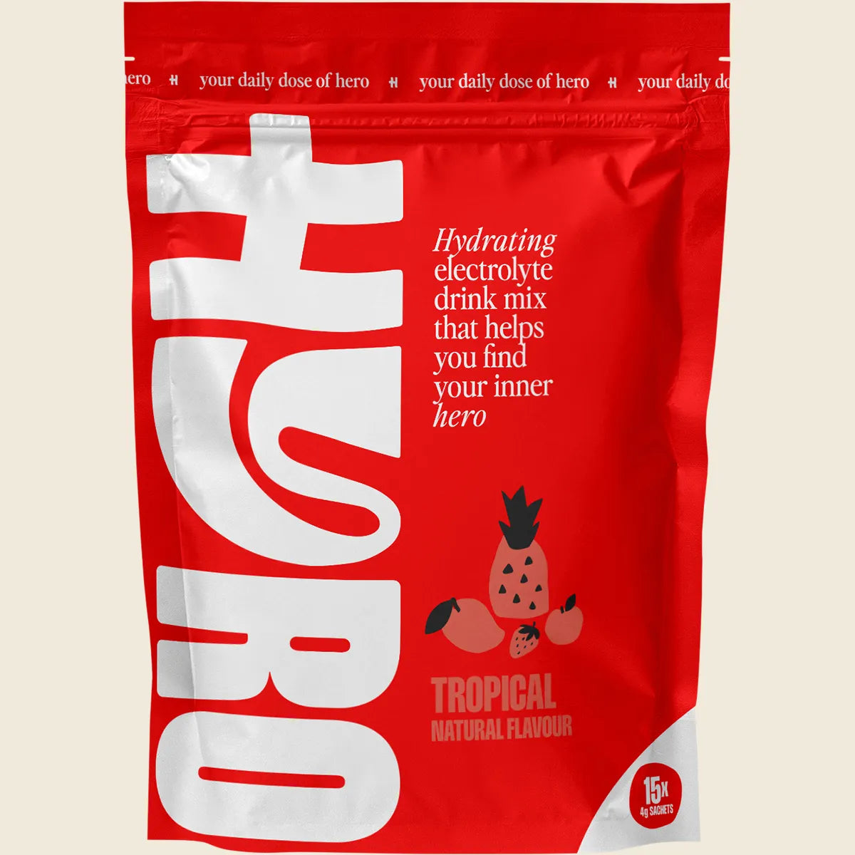 Hyro Electrolyte Sachets - Tropical - 15 x 4g