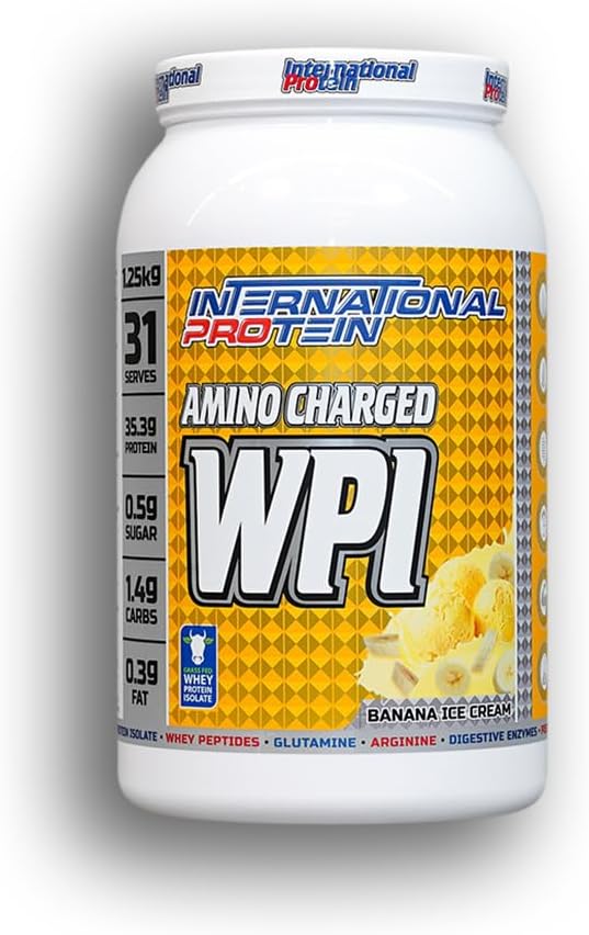 International Protein Amino Charge WPI - Banana Ice Cream - 1.25g