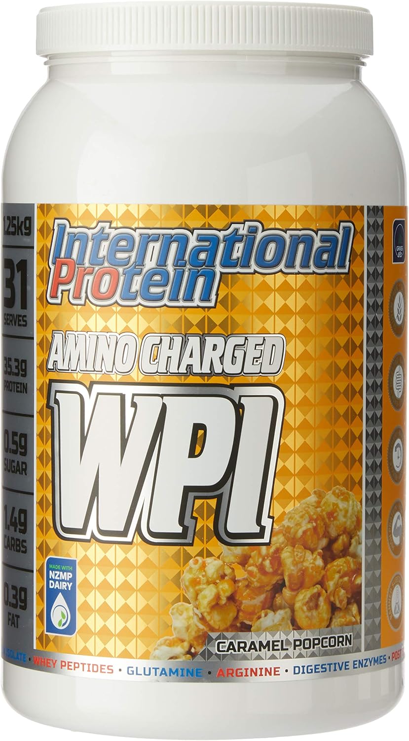 International Protein Amino Charge WPI - Caramel Popcorn - 1.25g