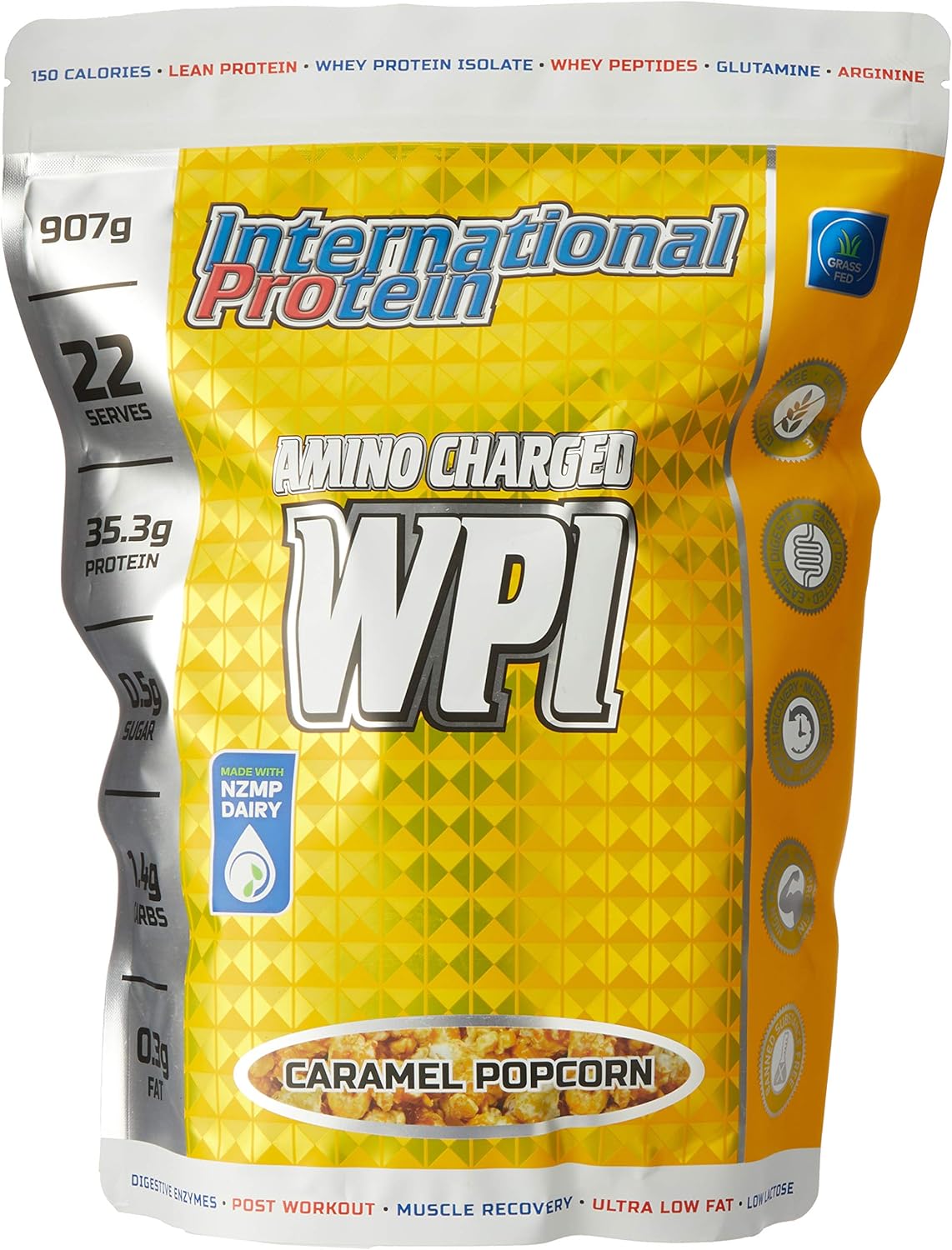 International Protein Amino Charge WPI - Caramel Popcorn - 907g