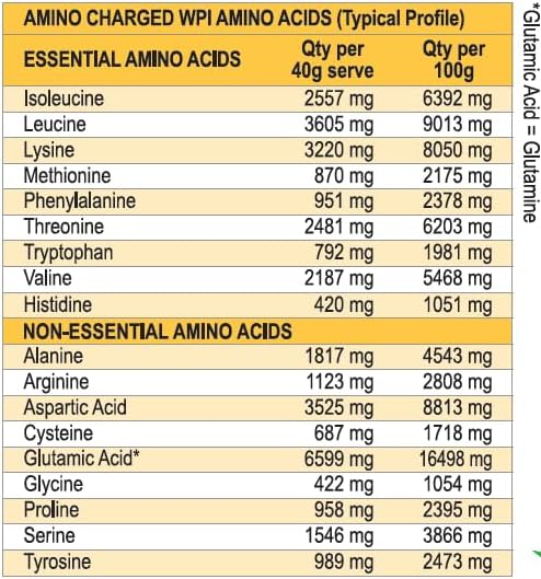 International Protein Amino Charge WPI - Chocolate - 3kg