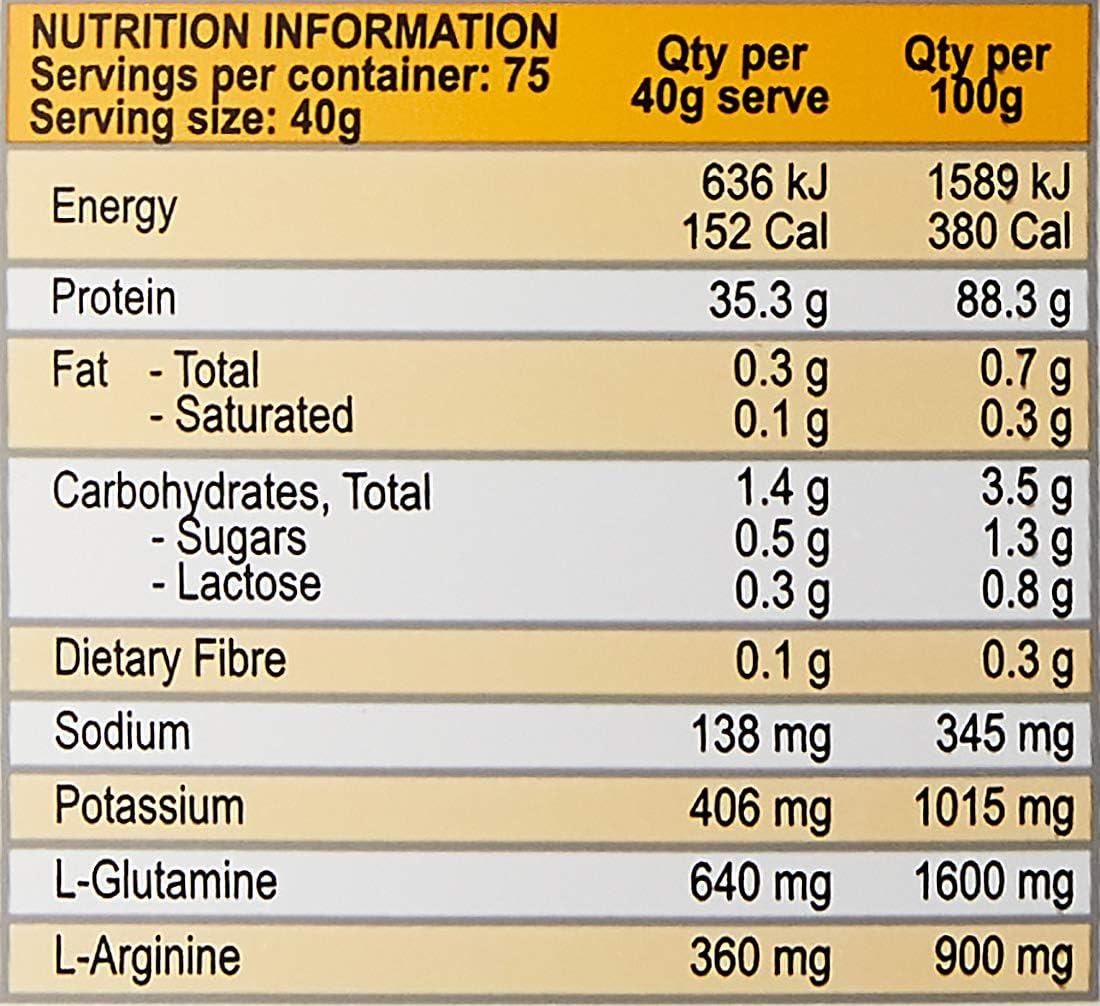 International Protein Amino Charge WPI - Vanilla Ice Cream - 3kg
