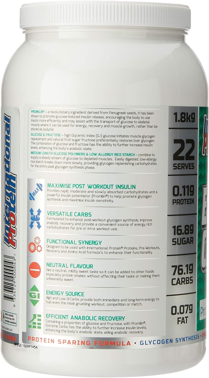 International Protein Extreme Carbs - Natural - 1.8kg