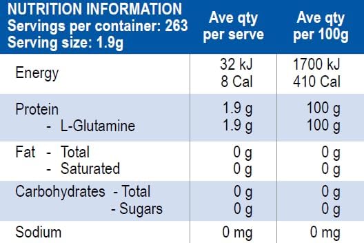 International Protein Glutamine - Natural - 500g