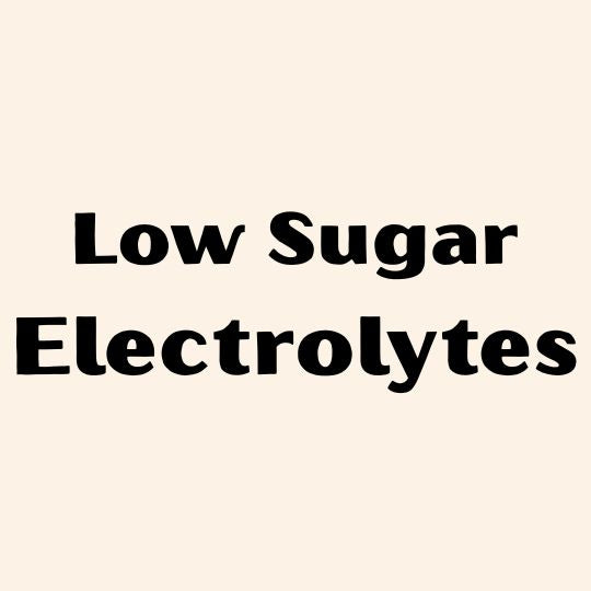 Low Sugar Electrolytes