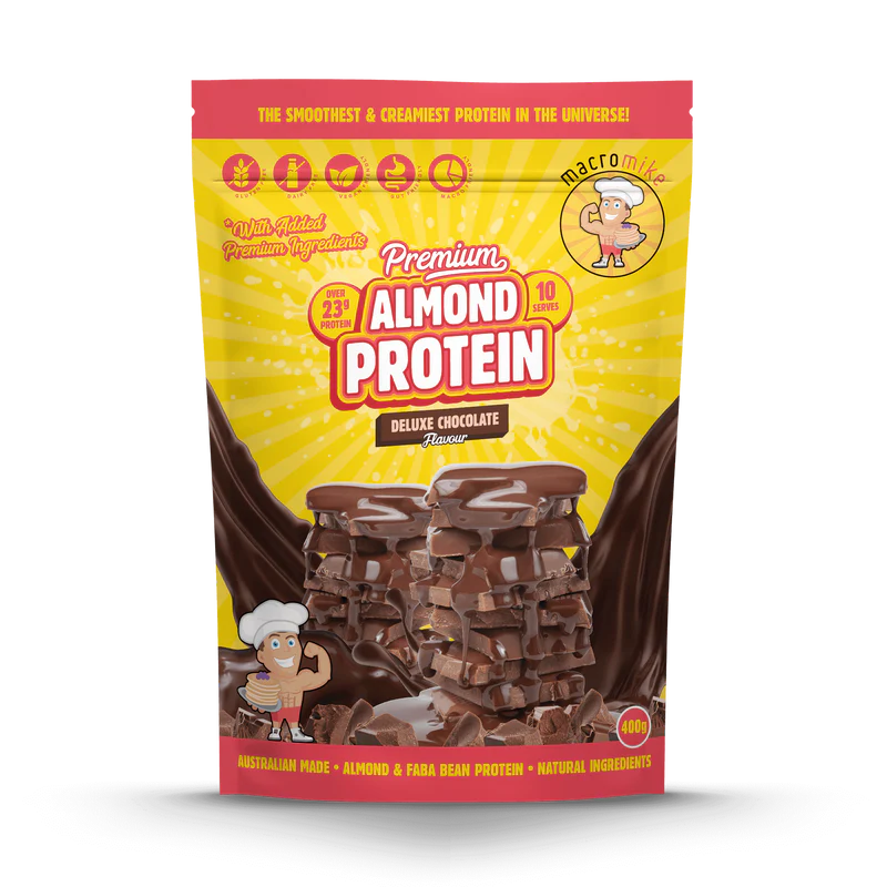Macro Mike Almond Protein - Deluxe Chocolate - 400g