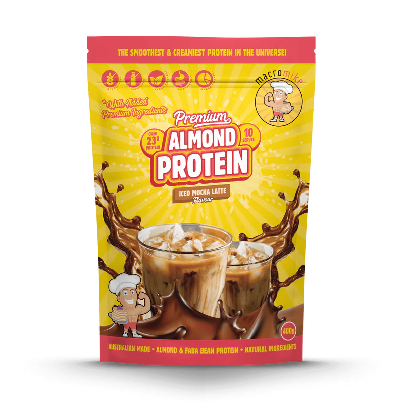 Macro Mike Almond Protein - Iced Mocha - 400g