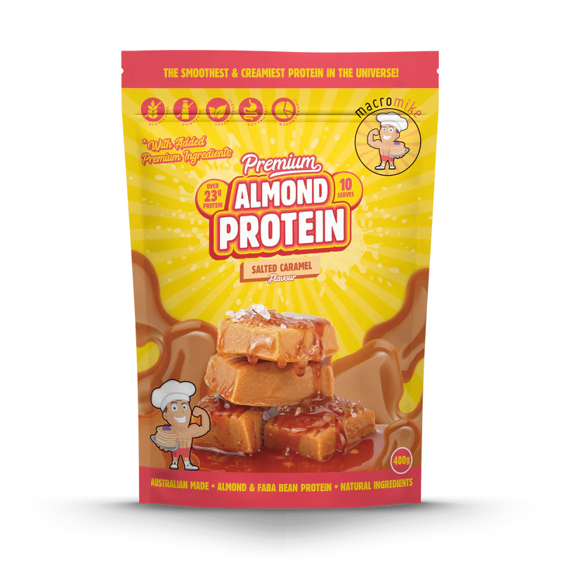 Macro Mike Almond Protein - Salted Caramel - 400g
