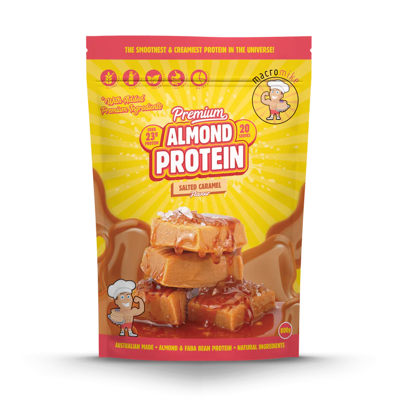 Macro Mike Almond Protein - Salted Caramel - 800g