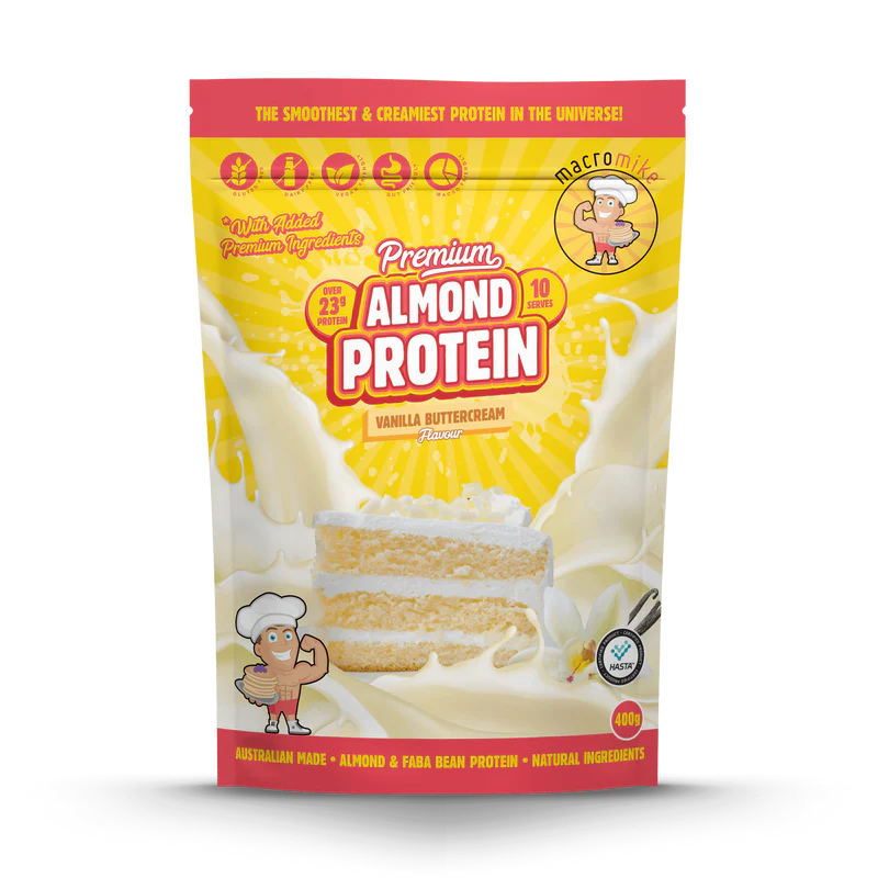 Macro Mike Almond Protein - Vanilla Buttercream - 400g