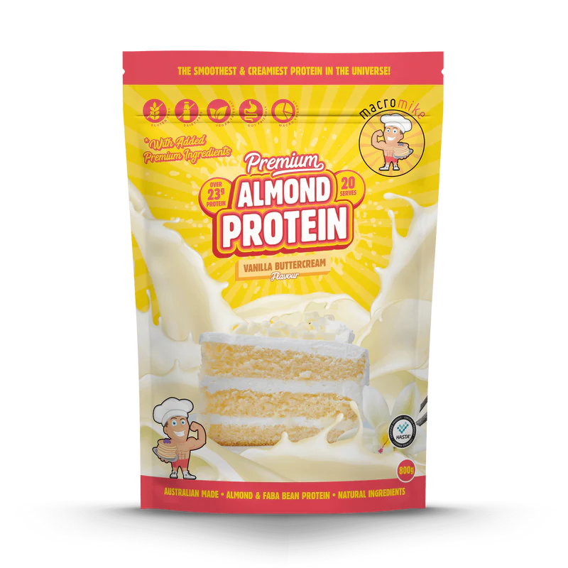 Macro Mike Almond Protein - Vanilla Buttercream - 800g